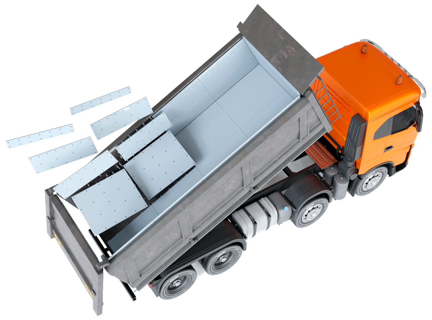 Футеровка кузовов самосвалов